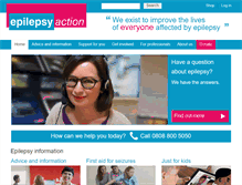 Tablet Screenshot of epilepsy.org.uk