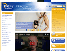 Tablet Screenshot of epilepsy.ie