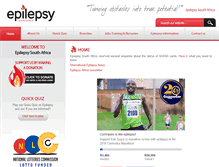 Tablet Screenshot of epilepsy.org.za